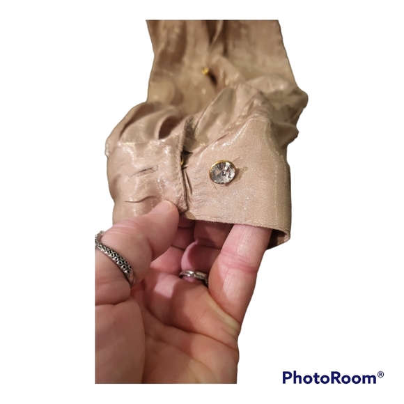 Fawn shimmer buttondown - Picture 4 of 7